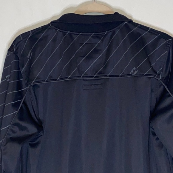 Billabong Polyester Black w/Gray Graphics Long Sleeve Zip-Up Collared Jacket-M - Picture 8 of 11